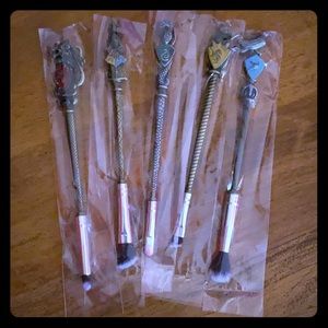 Metal Harry Potter Make Up Brush Set